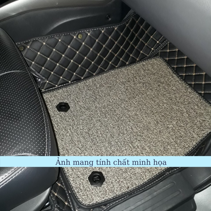 [Da Cacbon Elite] Thảm lót sàn ô tô - Thảm trải sàn ô tô 5D 6D da Cacbon Elite cao cấp Mitsubishi Triton