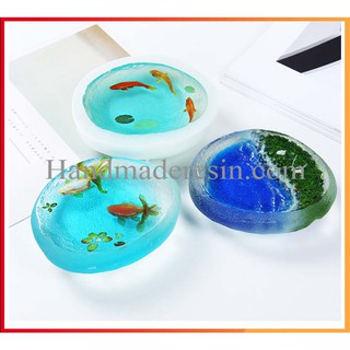 Khuôn Silicon Làm Bể Cá Resin 3D Mô Phỏng Đá