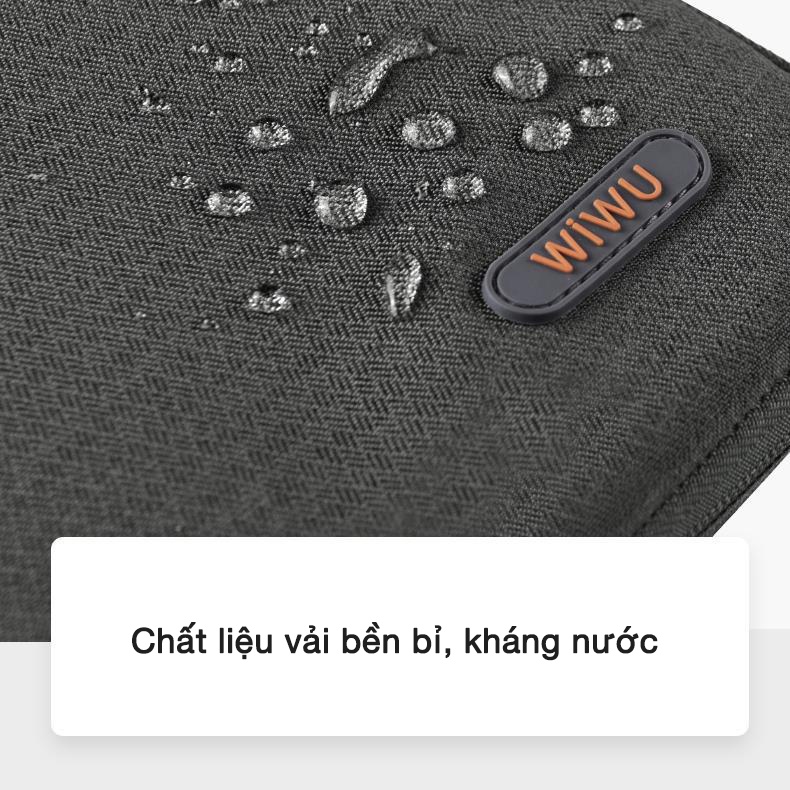 Túi xách đựng Mácbook, Laptop SMTech chống sốc, chống thấm nước cao cấp - Mẫu Wiwu Pilot Laptop Sleeve