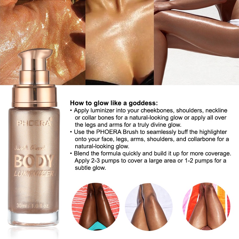 Kem nền ANNIES đánh bóng trang điểm mặt và cơ thể lấp lánh chuyên nghiệp