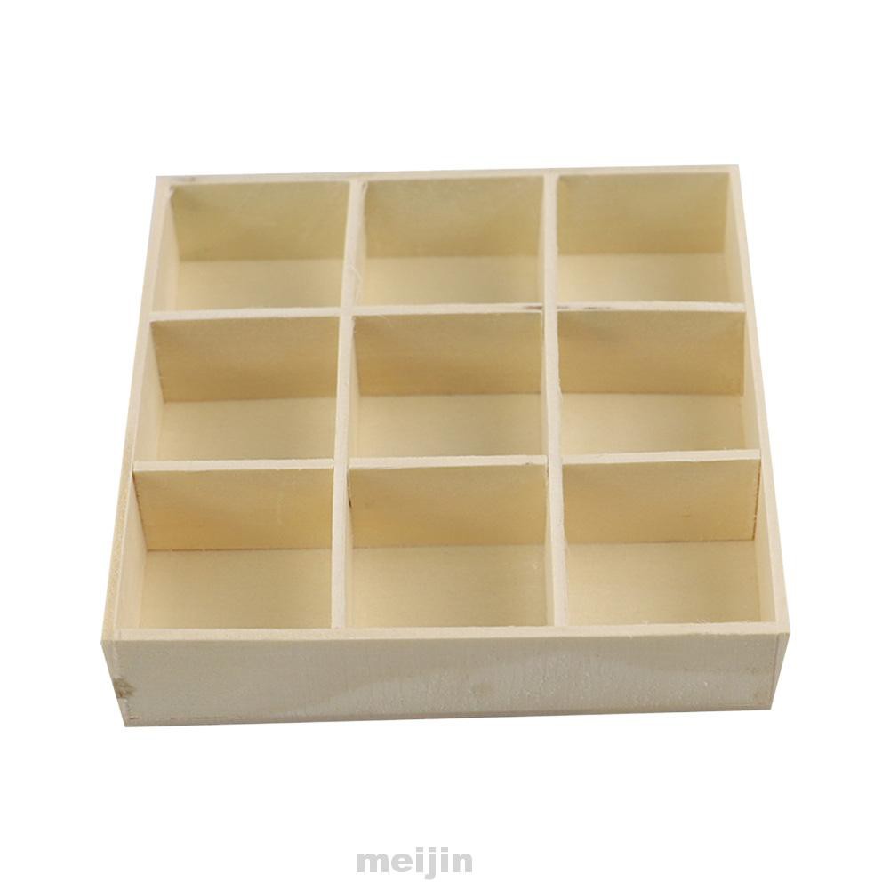 Khay Gỗ Chia Ngăn Đựng Trang Sức Gọn Gàng Tiện Dụng Đa Năng