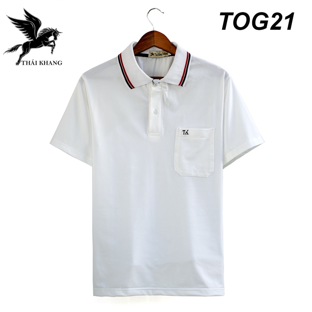 áo thun nam có cổ trung niên vải cotton dày mát loại áo thun trung niên form rộng thoải mái TOG2 | BigBuy360 - bigbuy360.vn