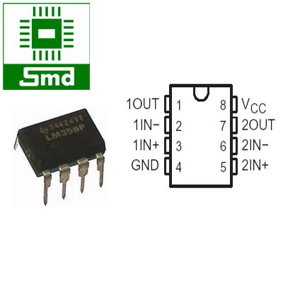 IC LM358 DIP8 chân cắm