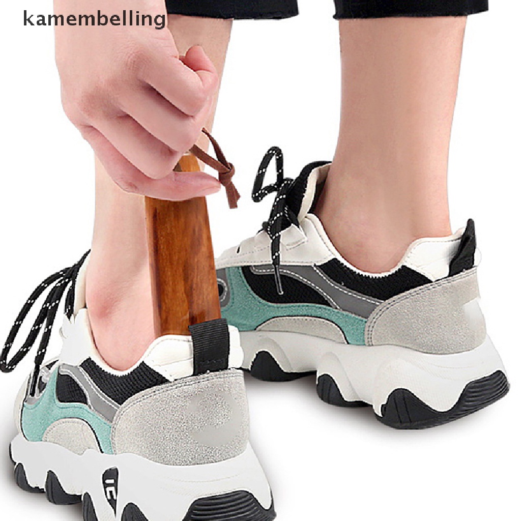 Kamembelling 1 Dụng Cụ Hỗ Trợ Mang Giày Bằng Gỗ Tự Nhiên