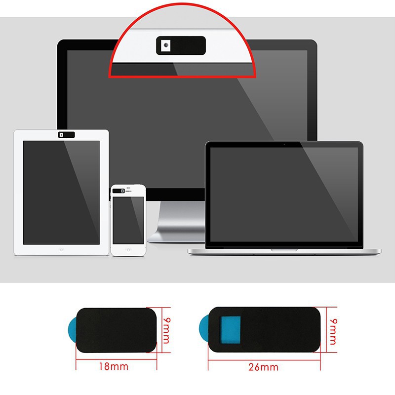 Miếng Dán Webcam Bảo Vệ Riêng Tư Dạng Trượt Cho Laptop / Máy Tính Bảng / Điện Thoại | BigBuy360 - bigbuy360.vn