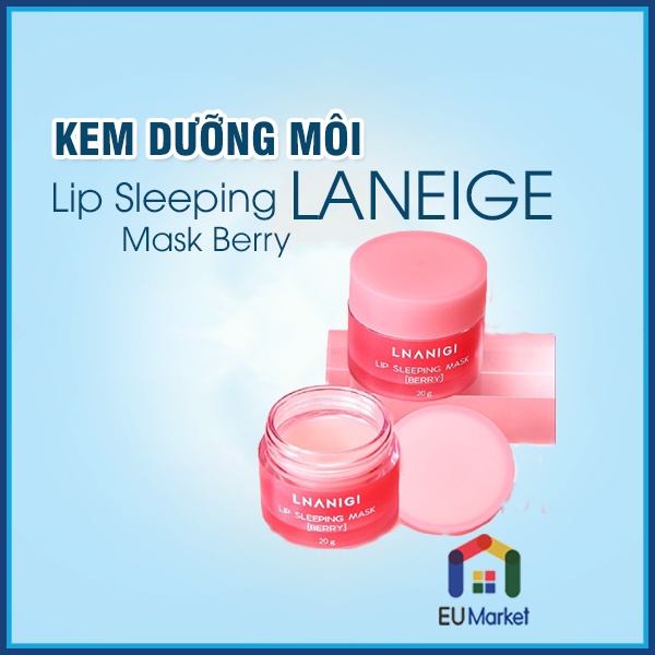 Mặt Nạ  Ủ Môi Laneige Lip Sleeping Mask Berry 3g - Loại Bỏ Tế Bào Chết, Làm Mềm Mịn Và Hồng Môi