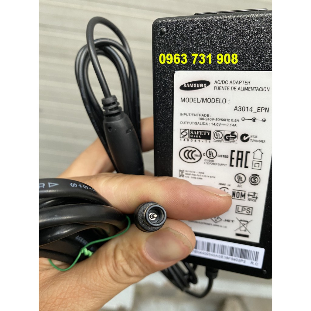 Dây nguồn màn hình samsung 14V 2.14A