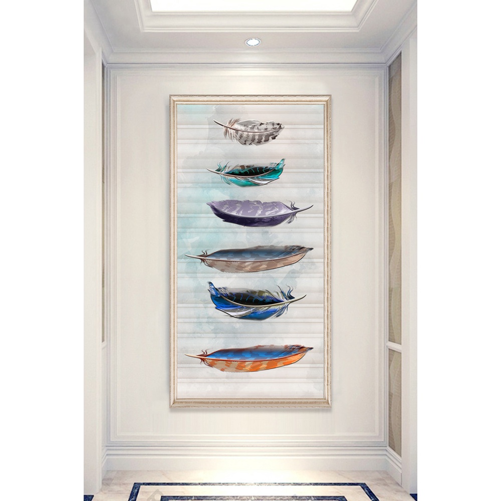 In hình ép gỗ Laminate TRANH HÀNH LANG HIỆN ĐẠI - Mẫu 47 (50x75, 60x90, 70x110). In ảnh theo yêu cầu