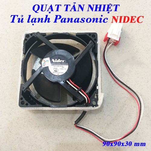 Quạt tản nhiệt tủ lạnh Panasonic Inverter NICDEC - kích cỡ 90x90x30