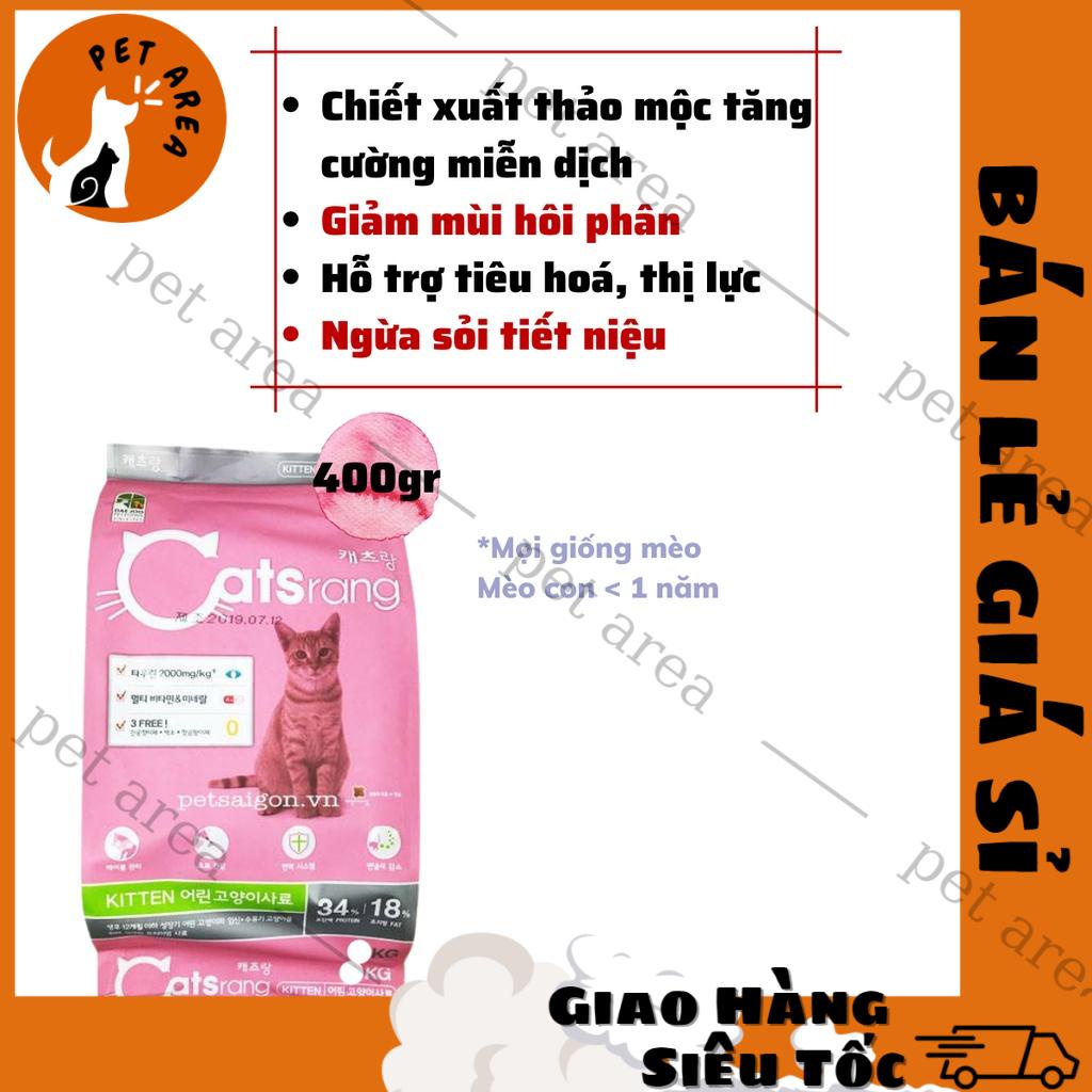 [Xả Kho][Chính Hãng]Hạt Mèo Con Cat's Rang Kitten Gói 400g