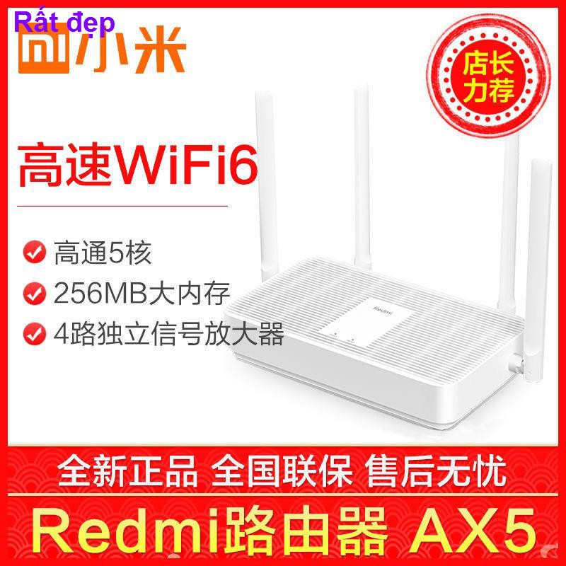 máy ảnh bộ sạc dự phòng máy ghi âm lái xeBộ định tuyến Xiaomi Redmi AX5 Qualcomm 5 lõi wifi6 đầy đủ cổng Gigabit 5