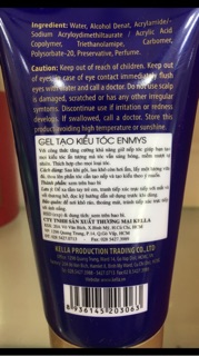 Gel giữ nếp tóc