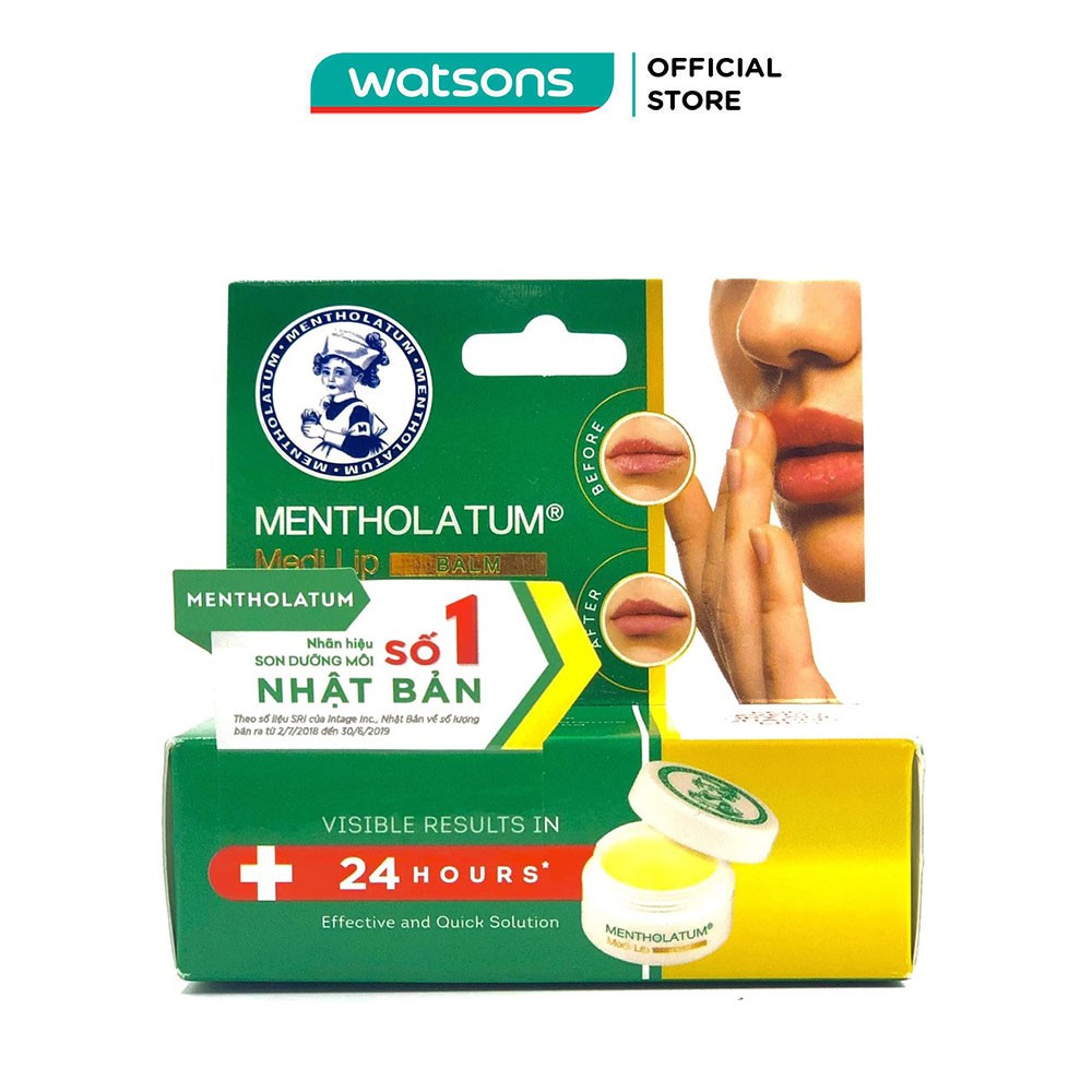 Son Dưỡng Mentholatum Medi Lip Balm Dành Cho Môi Khô Và Nứt Nẻ 7g