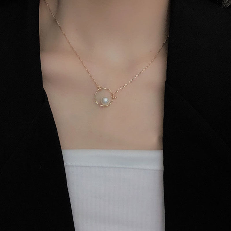 Vòng Cổ Đính Ngọc Trai Nhân Tạo Sang Trọng Cho Nữ