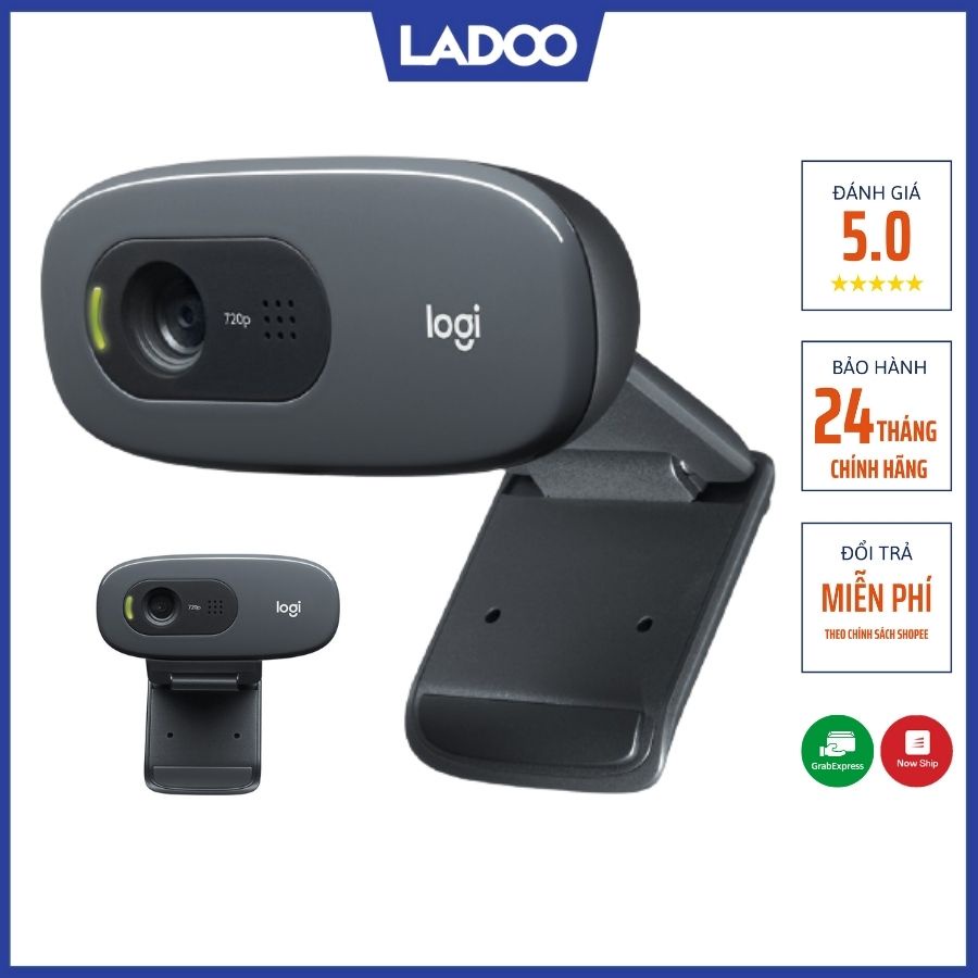 Webcam Logitech C270 - Chống ồn cho PC, Laptop - Bảo hành chính hãng 24 tháng