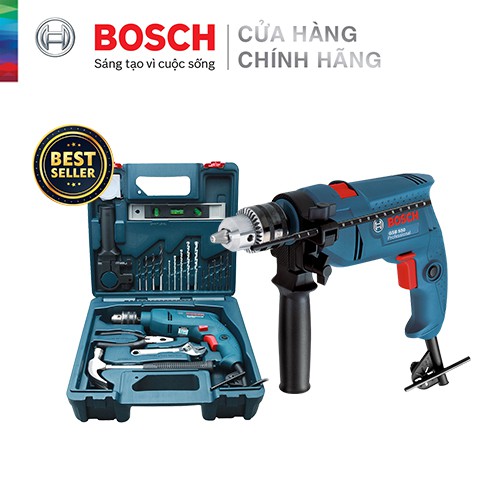 Bộ máy khoan động lực Bosch GSB 550 MP SET kèm phụ kiện 19 chi tiết