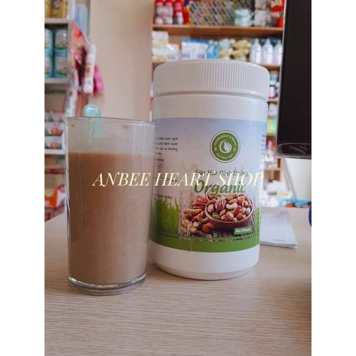 Sữa hạt dinh dưỡng Organic 500gr cung cấp 21 loại hạt dưỡng chất tốt cho tim mạch, cân bằng dưỡng chất cơ thể
