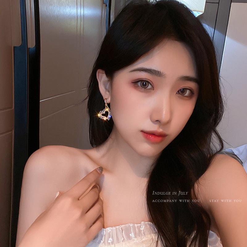 Bông Tai Dáng Dài Bằng Bạc 925 Đính Ngọc Trai Sang Trọng Phong Cách Hàn Quốc Thời Trang Cho Nữ