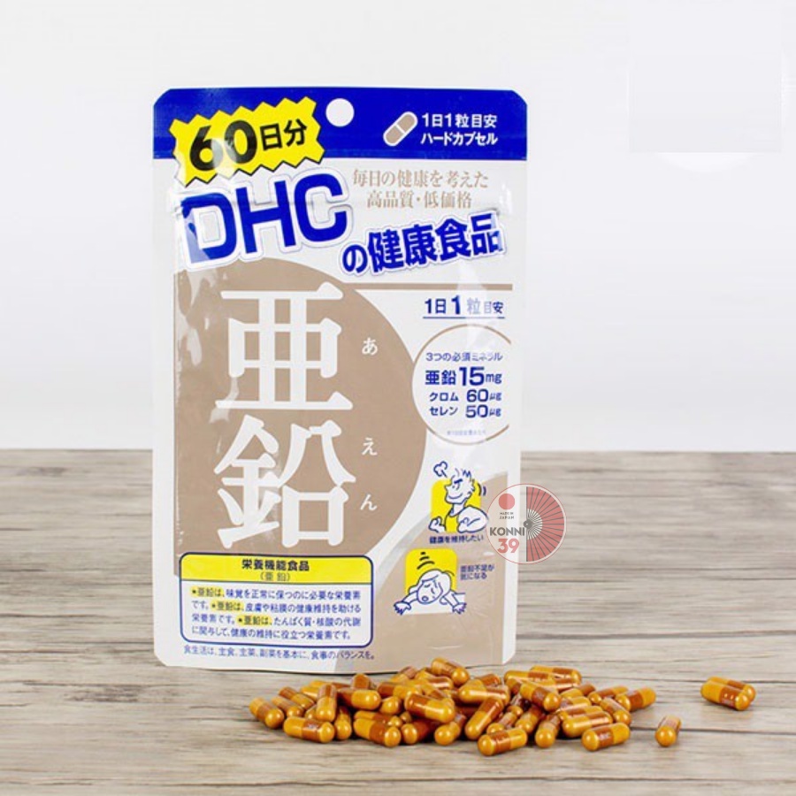 Viên uống bổ sung Kẽm DHC Zinc 15 ngày và 30 ngày - Konni39