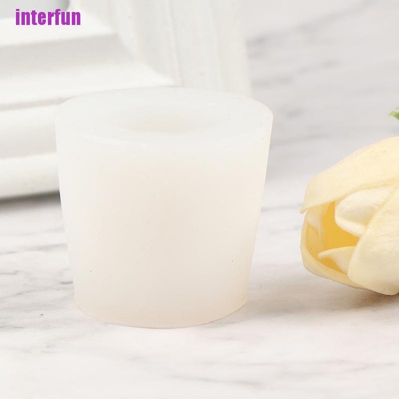 Khuôn Làm Nến DIY Hình Hoa tulip Chất Liệu Silicone