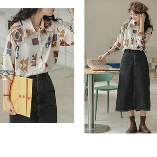 Áo sơ mi bigsize họa tiết