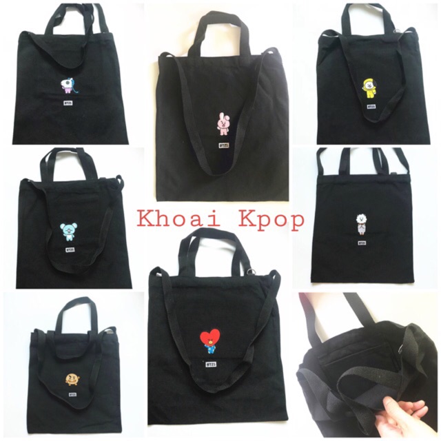 [CÓ SẴN] Túi tote BT21 BTS