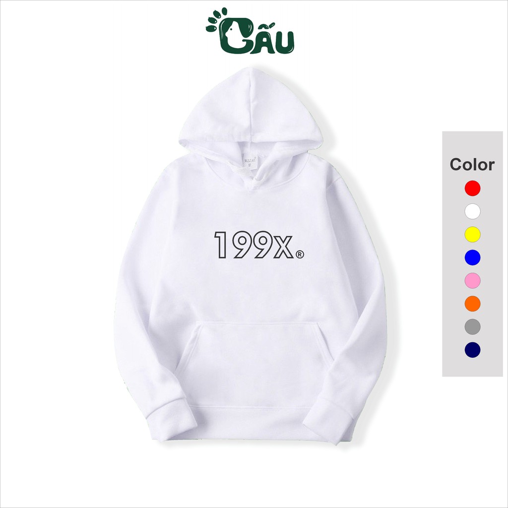 áo khoác hoodie GẤU194 vải co dãn, dày dặn mềm mịn form rộng - 199x | BigBuy360 - bigbuy360.vn