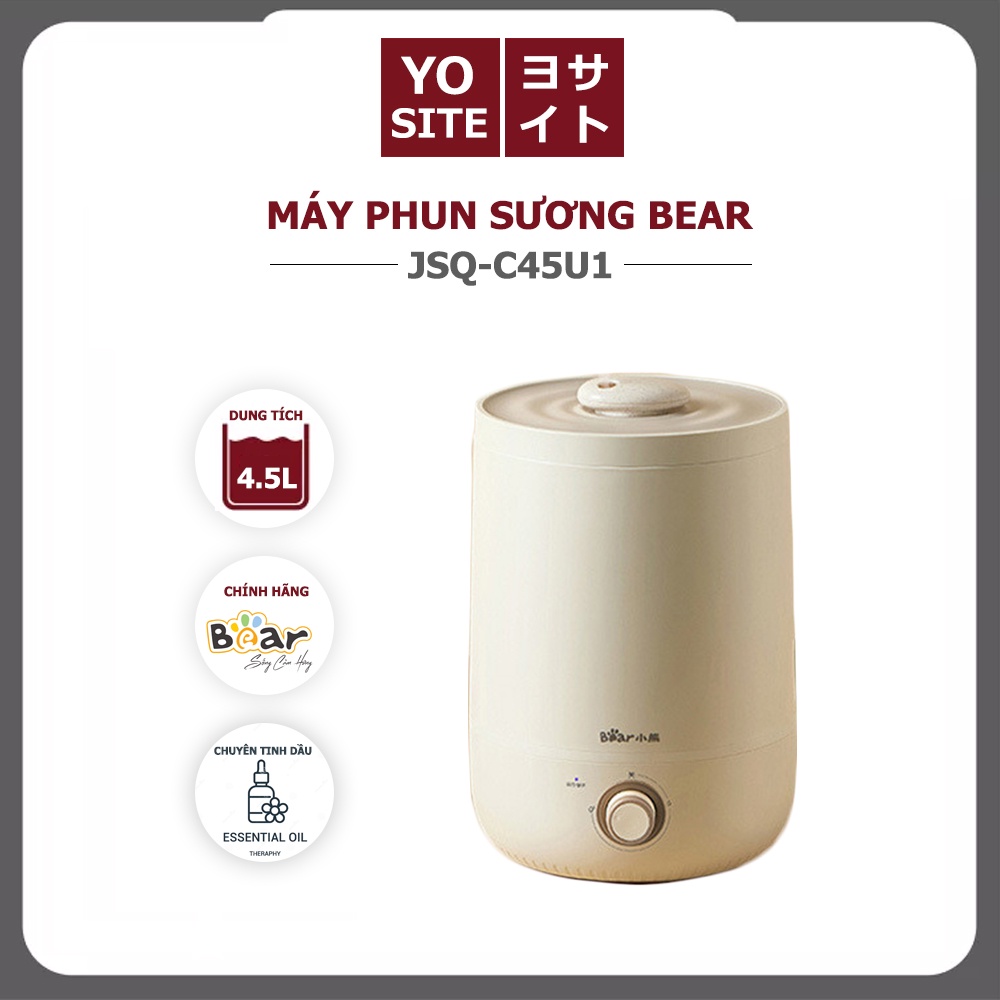 [Mã ELHA22 giảm 5% đơn 300K] [ ĐỜI MỚI NHẤT] MÁY PHUN SƯƠNG TẠO ẨM BEAR 5L BẢO HÀNH 12 THÁNG