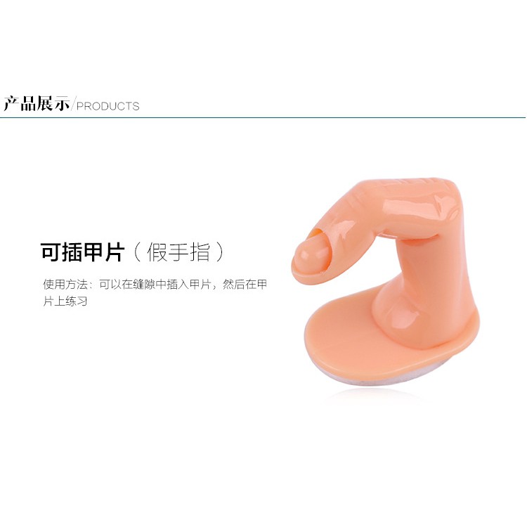 Ngón tay giả tập làm đồ nail