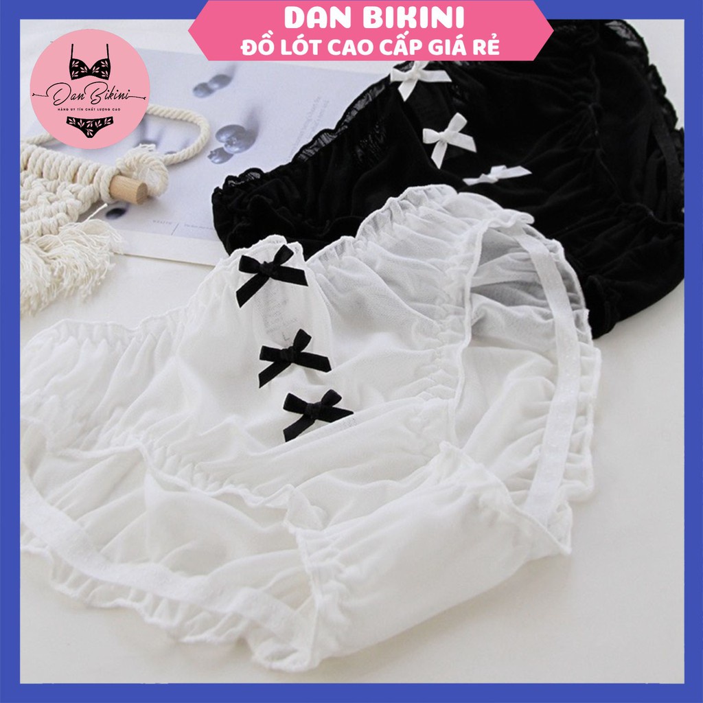 Quần Lót Ren Sexy ❤️FREESHIP❤️ Quần Lót Nữ thiết kế ren mềm mại xuyên thấu đình nơ dọc mã A306