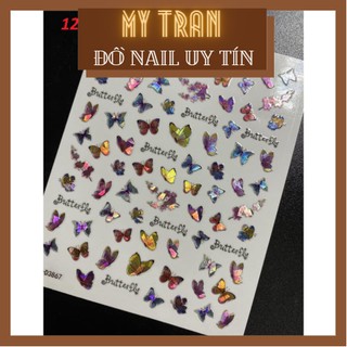 Stick dán móng tay, sticker dán trực tiếp lên móng