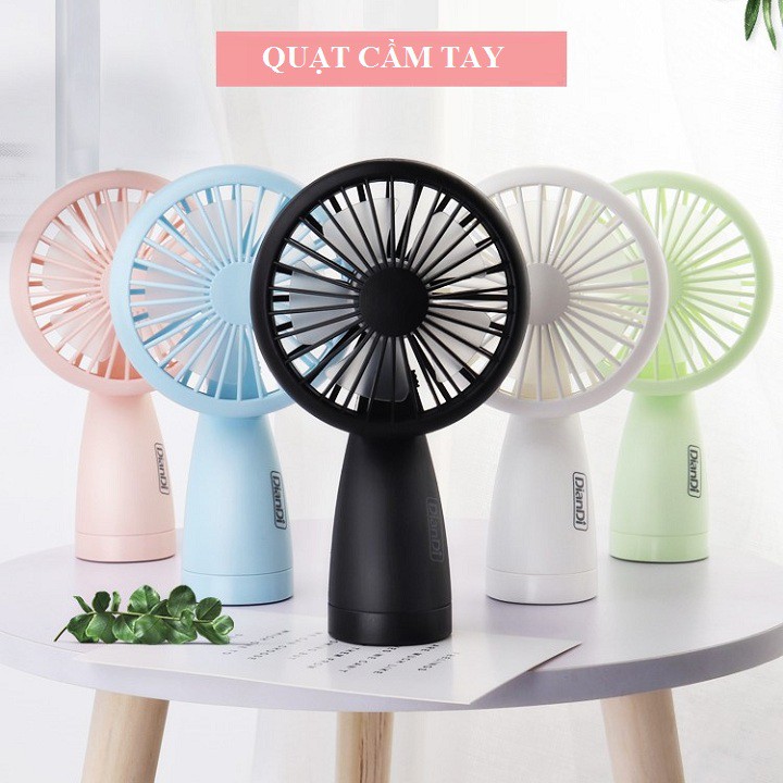 [HOT] Quạt cầm tay mini quạt để bàn có đèn led gió cực mạnh