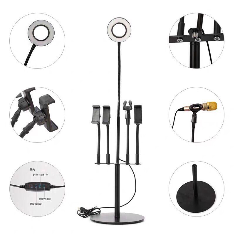 BỘ DỤNG CỤ LIVE STREAM ĐA NĂNG 5 TRONG 1 | BigBuy360 - bigbuy360.vn