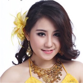 Hoa múa cài tóc, cài áo