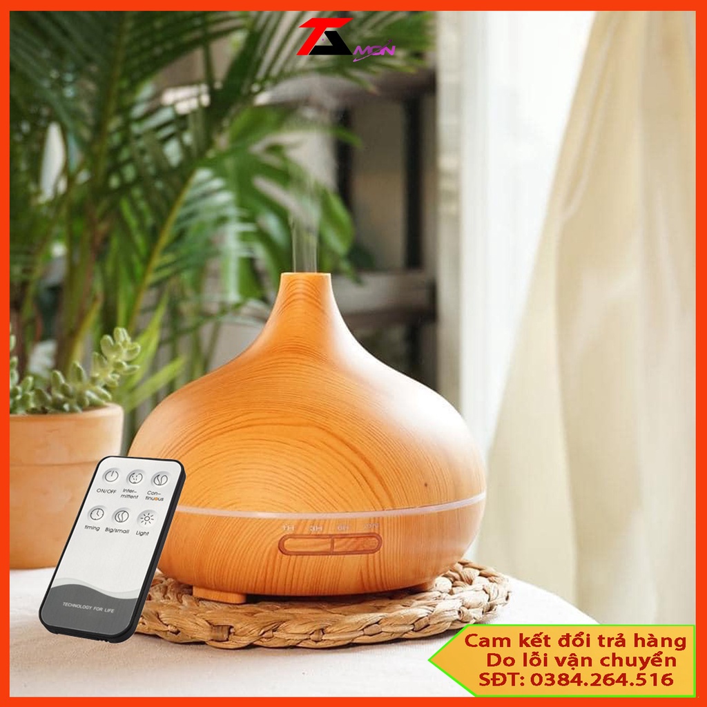 Máy Xông Tinh Dầu Phòng Ngủ Cỡ Lớn 550ml Khuếch Tán Phun Tinh Dầu Tạo Hương Thơm Nhà Cửa