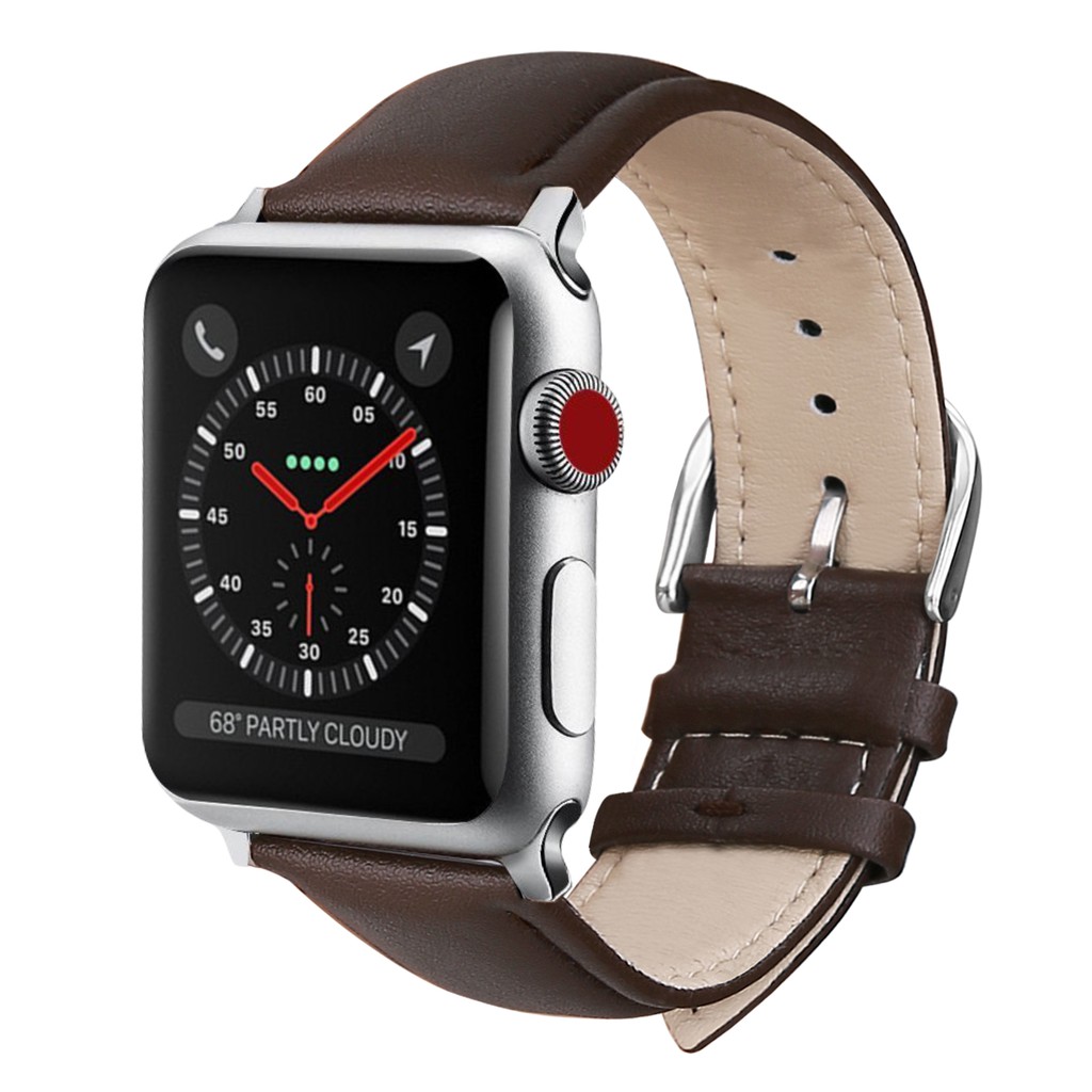 Dây Đeo Bằng Da Thời Trang Cho Đồng Hồ Thông Minh for Apple Watch Ultla 1 / 2 / 3 4 5 6 7 8 38Mm 42Mm 40mm 44mm 41mm 45mm 49mm