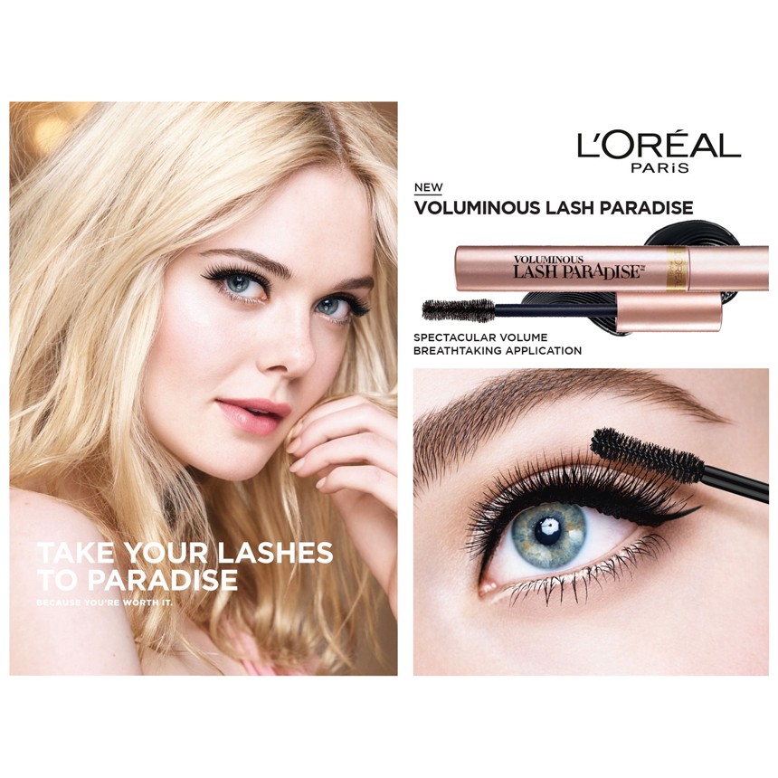 Mascara loreal nâu làm dài và dày mi L'Oreal Paris Voluminous Lash Paradise Mascara 7.6ml