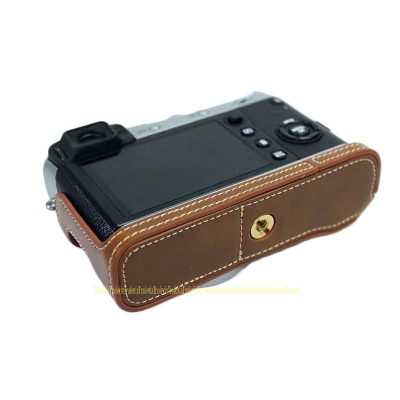 Bao Da Pu Bảo Vệ Máy Ảnh Fujifilm X100F Kèm Dây Đeo Cổ Tay
