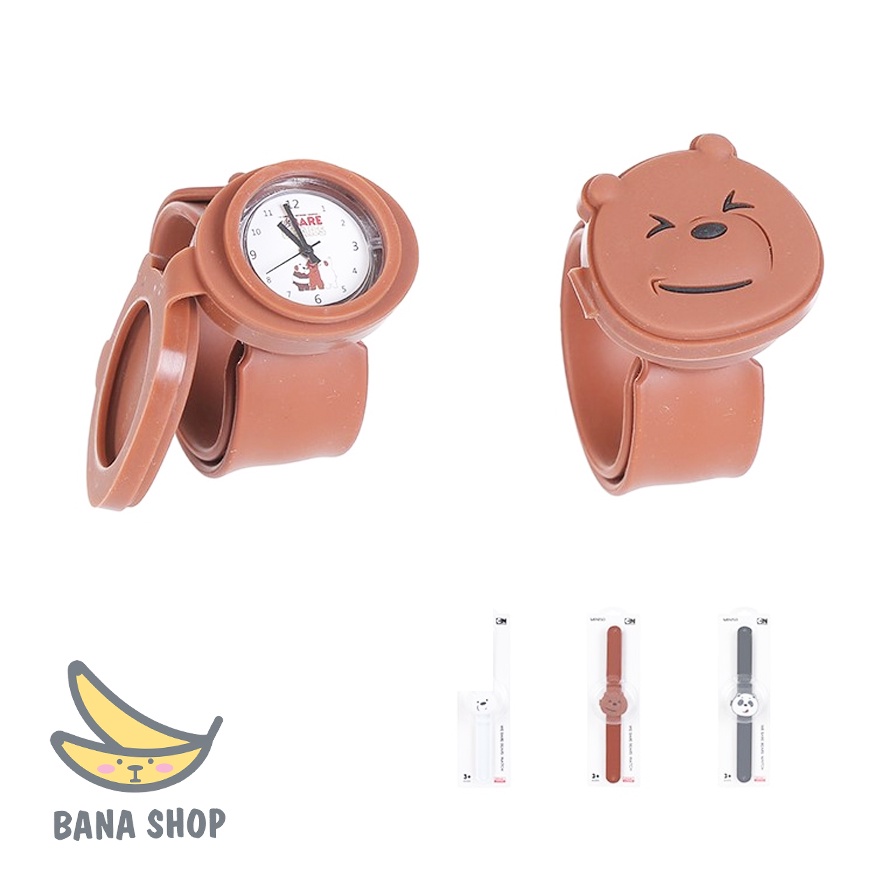 Đồng hồ đeo tay anh em gấu bare bears Chúng tôi đơn giản là gấu