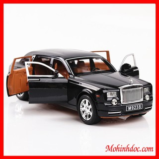 Xe mô hình xe rolls royce phantom tỉ lệ 1:24 màu đen