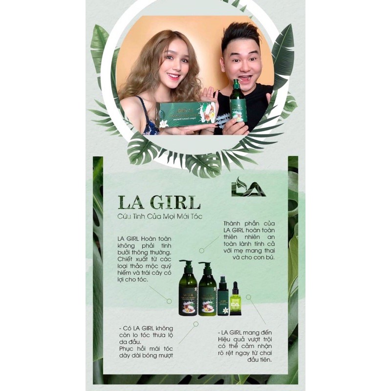 [Xả Hàng] Serum Xịt Dưỡng Tóc LA Girl 150ml Cải Tiến X3 Thảo Mộc | BigBuy360 - bigbuy360.vn