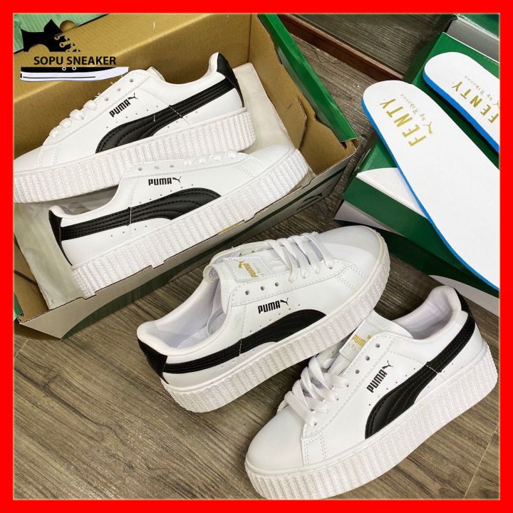 Giày Thể Thao Pu ma Trắng sọc Đen [Hỗ Trợ Đổi Trả] Năng Động Cá Tính | BigBuy360 - bigbuy360.vn