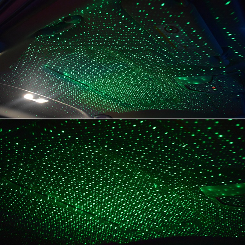 Đèn Led Chiếu Trần Bầu Trời Sao Tự Động Xoay Tạo Hiệu Ứng Ánh Sáng Cho Ô Tô, Phòng Ngủ, Tiệc Tùng, Cắm Trại