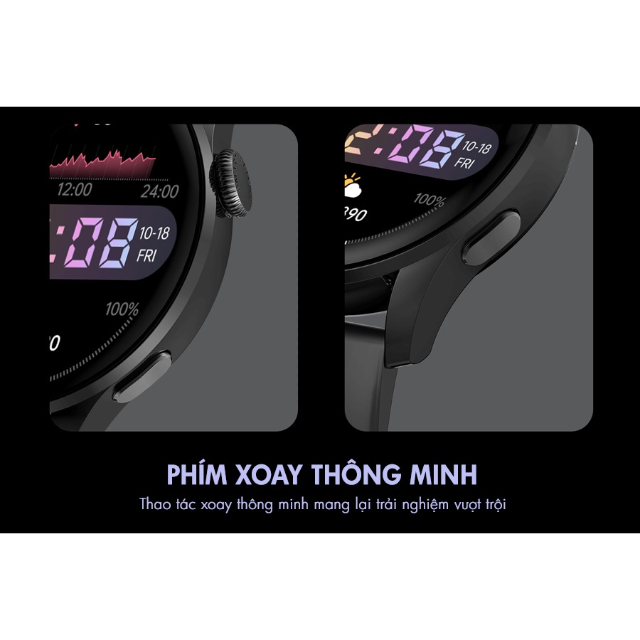 ĐỒNG HỒ THÔNG MINH DT3 sở hữu hàng loạt tính năng thông minh với vẻ ngoài sang trọng, tinh tế - gomhang.vn