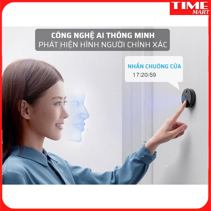 Chuông Cửa Thông Minh XIAOMI CAT EYE LSC M01 - Công Nghệ AI Thông Minh, Theo Dõi 24/24 Qua App, Bảo Vệ Nhà Cửa An Toàn