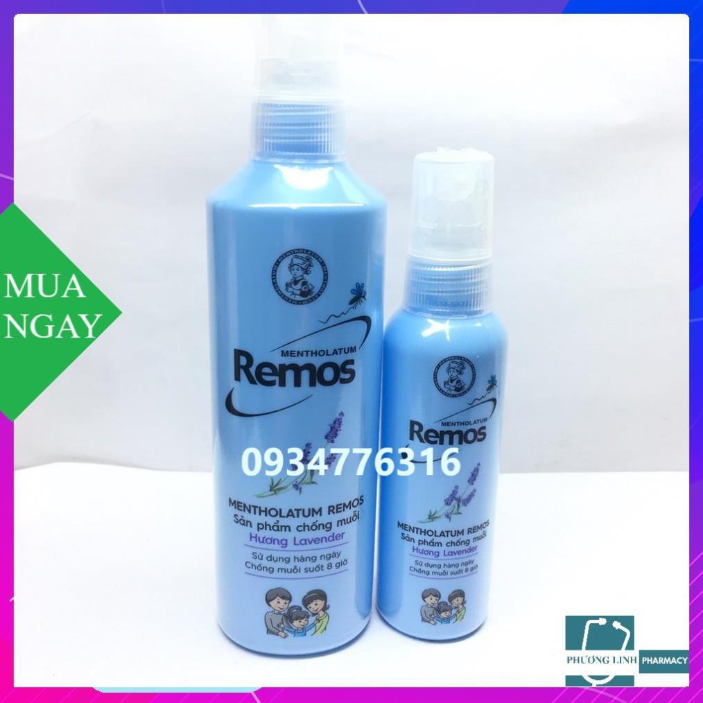 Xịt Remos chống muỗi 60ml - 150ml