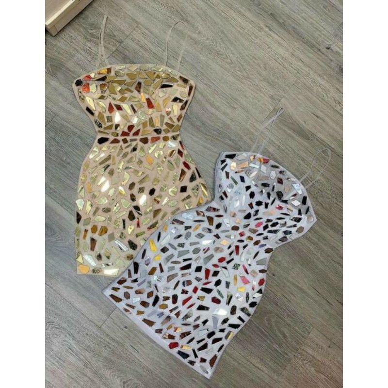 Đầm.body.cúp.ngực.kết.gương.sexy