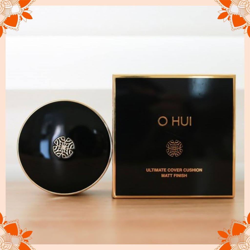 (Chính Hãng) Phấn nước cao cấp siêu lì, che phủ tốt OHUI Ultimate Cover Cushion Matt Finish SPF50+ PA+++