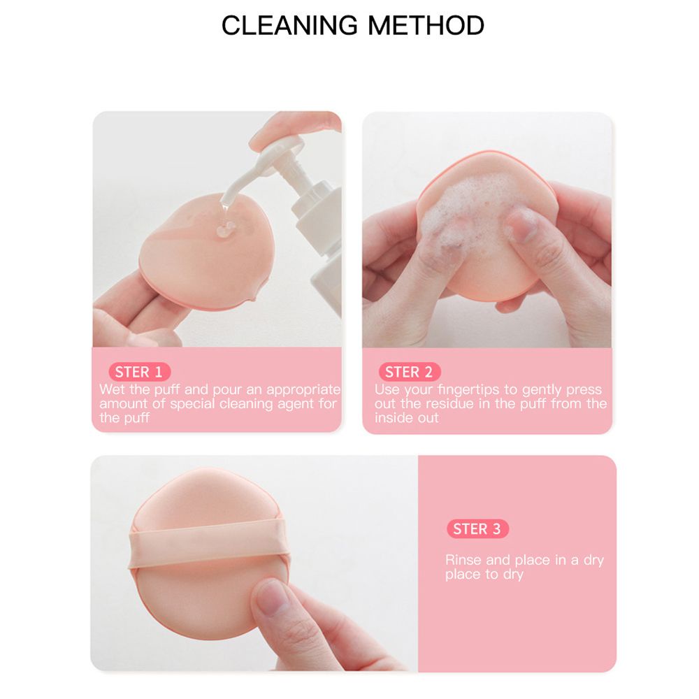 (Hàng Mới Về) Mút Trang Điểm Hai Mặt Mềm Mại Tiện Dụng Cho Nữ