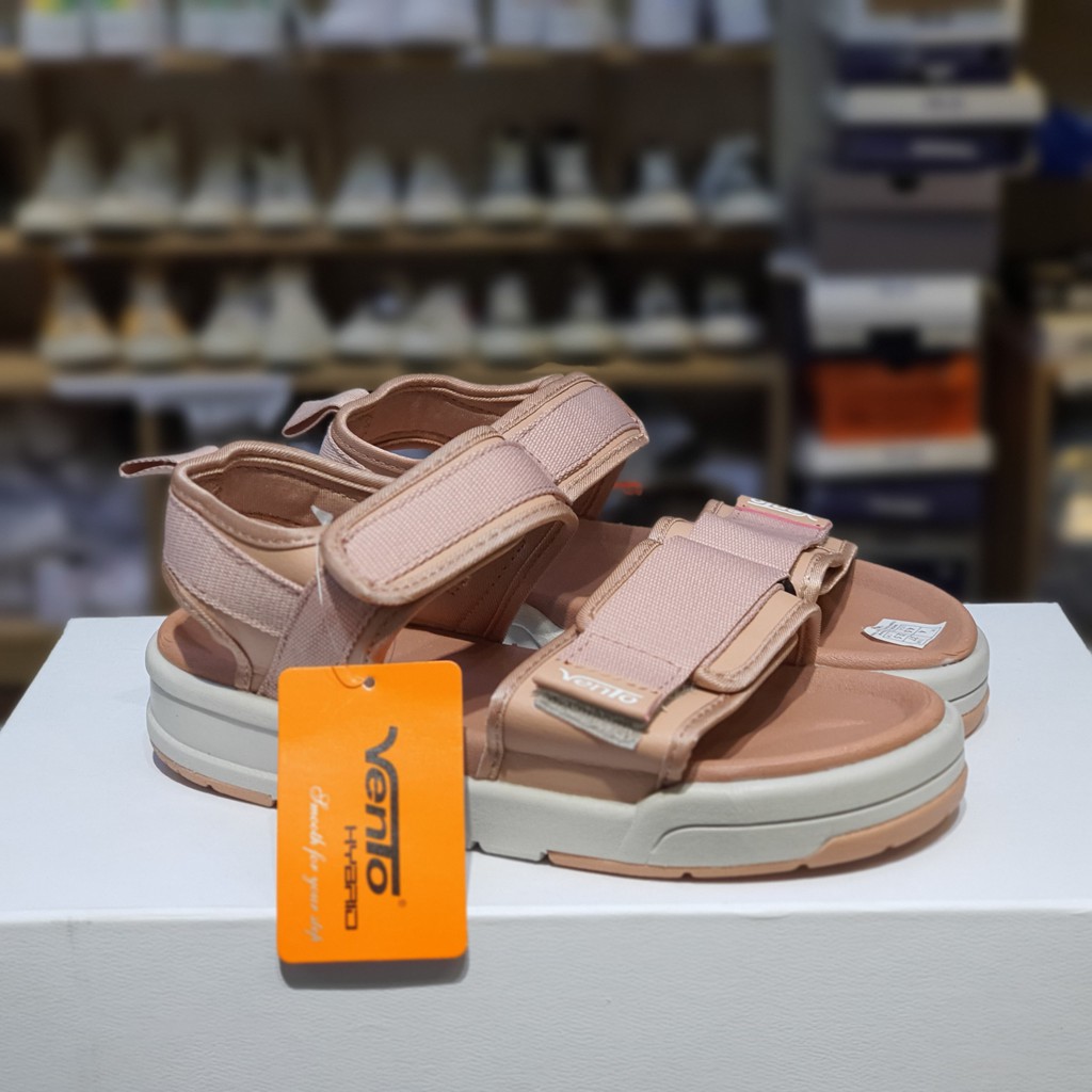 [Mã SKAMPUSHA7 giảm 8% tối đa 50K đơn 250K] Sandal Vento nữ SD-10026 Beige (Be), sandal 1 quai dán bản to cá tính